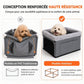 🐶 RÉDUCTION LIMITÉE DE 50% ! 🚗 Siège rehausseur robuste pour chien en voiture – Cadre en métal rigide, tissu Oxford imperméable et protection de siège 🛡️