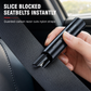 🚗 50% de Réduction – Marteau de Secours Voiture Casse-Vitre Tungstène avec Coupe-Ceinture Intégré, Outil Urgence Auto Compact