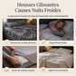 ❄️ Offre spéciale hivernale anticipée 🎀 | Drap-housse élastique en velours avec bordure en dentelle et construction antidérapante – doux, hypoallergénique, idéal pour la saison froide 🛏️✨