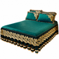 ❄️ Offre spéciale hivernale anticipée 🎀 | Drap-housse élastique en velours avec bordure en dentelle et construction antidérapante – doux, hypoallergénique, idéal pour la saison froide 🛏️✨