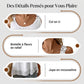 Débardeur fluide uni sans manches pour femme